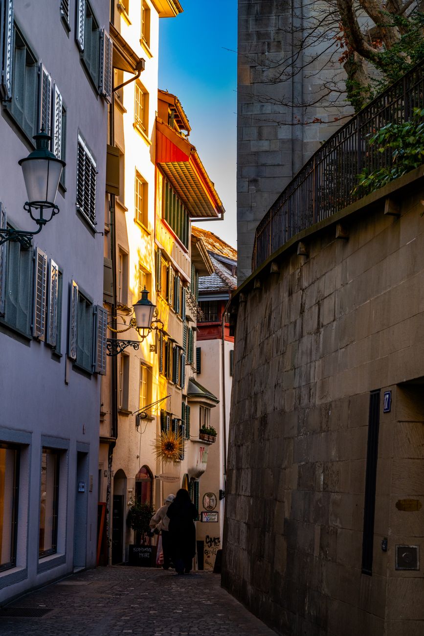 Basel — Altstadtgasse (Bildmaterial für Redaktionen)